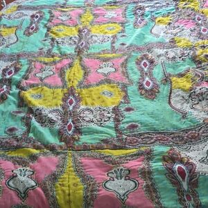 Pottery Barn Kids Vibrant Paisley Quilt